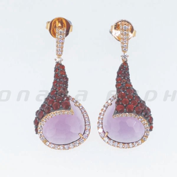 Diamond / Mix Gems Earrings