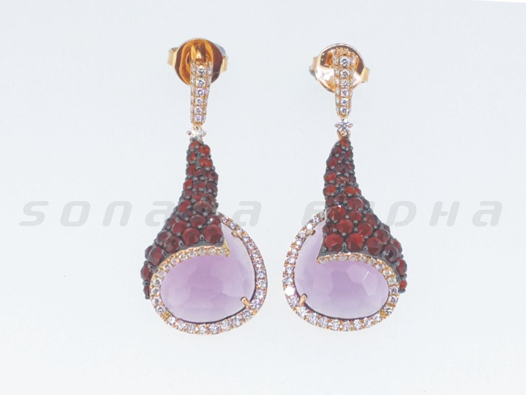 Diamond / Mix Gems Earrings