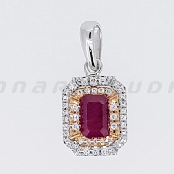 Diamond / Ruby Pendant