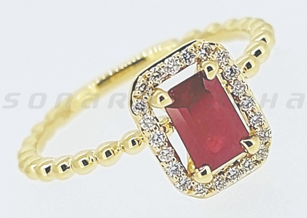 Diamond / Ruby Ring