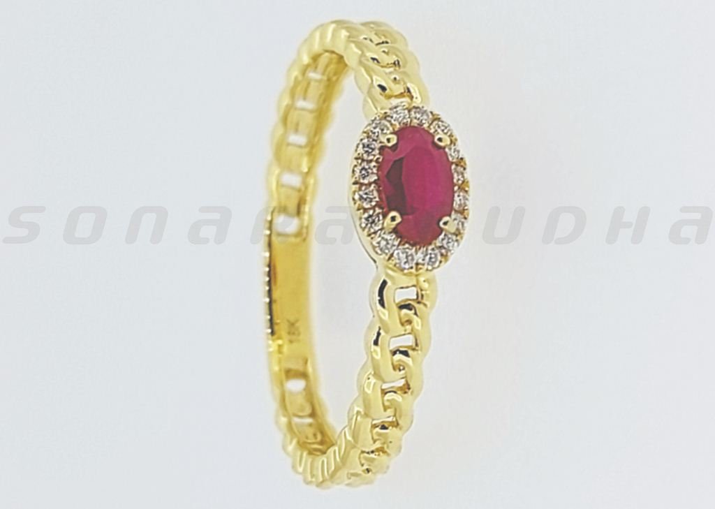Diamond / Ruby Ring
