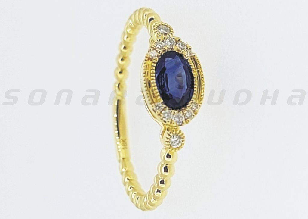 Diamond / Sapphire Ring