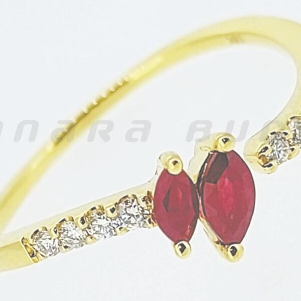Diamond / Ruby Ring