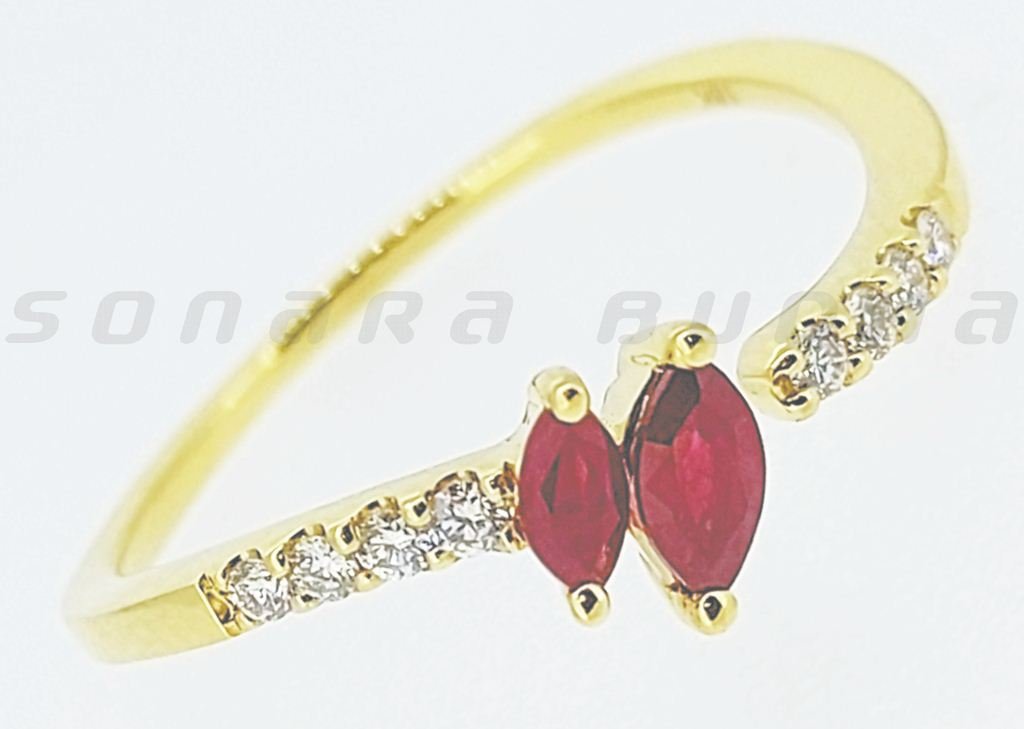 Diamond / Ruby Ring
