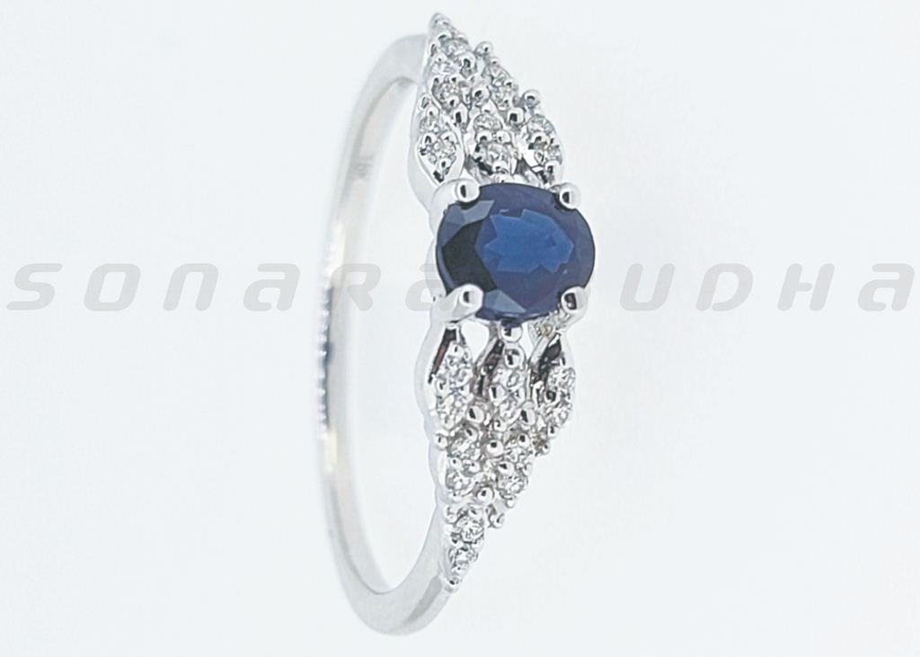 Diamond / Sapphire Ring