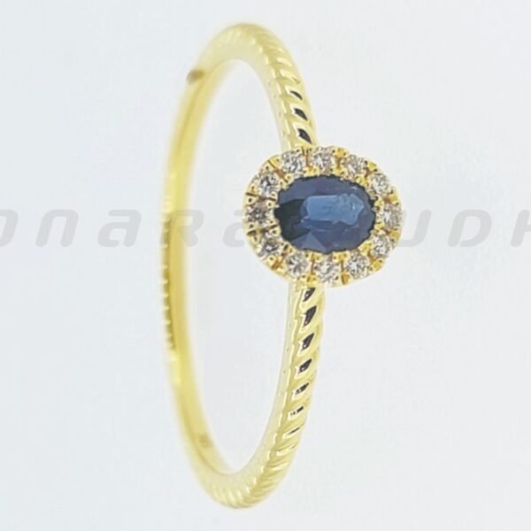 Diamond / Sapphire Ring
