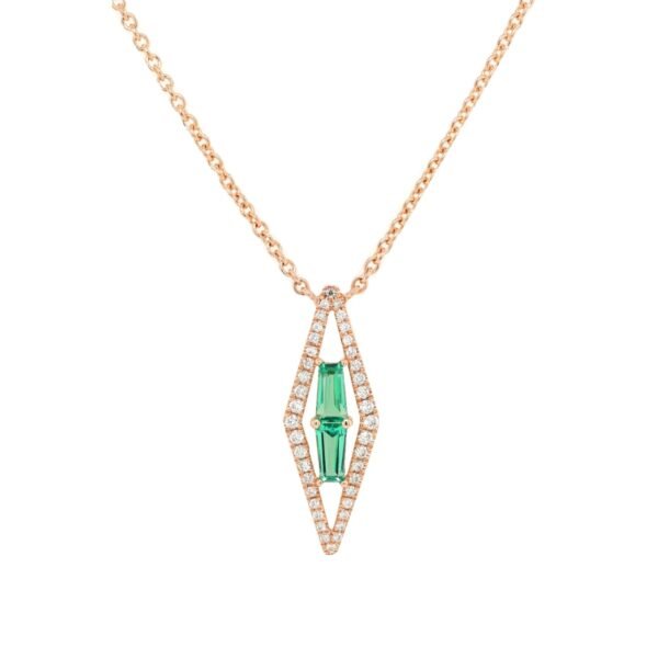 Diamond / Tsavorite Necklace