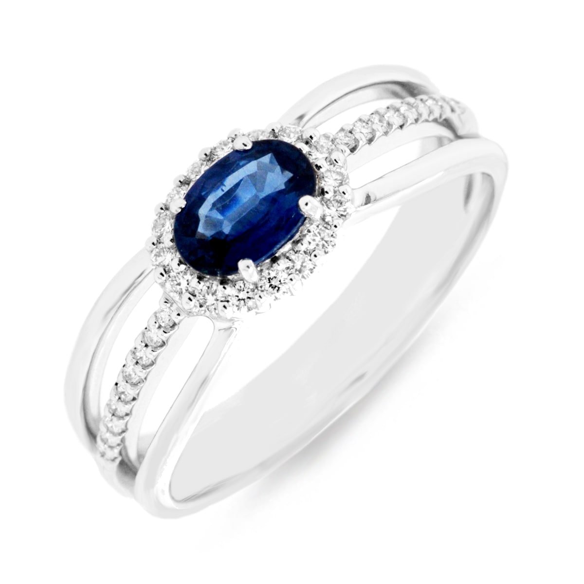 Diamond / Sapphire Ring