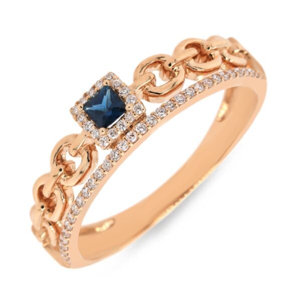 Diamond / Sapphire Ring