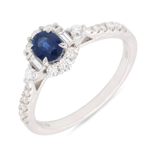 Diamond / Sapphire Ring