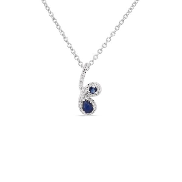 Diamond / Sapphire Necklace