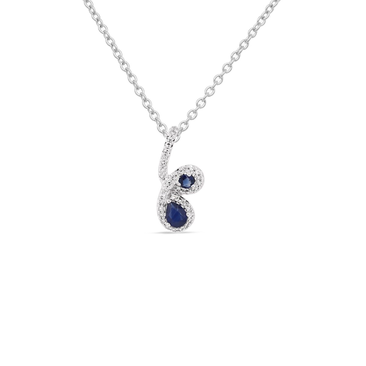 Diamond / Sapphire Necklace