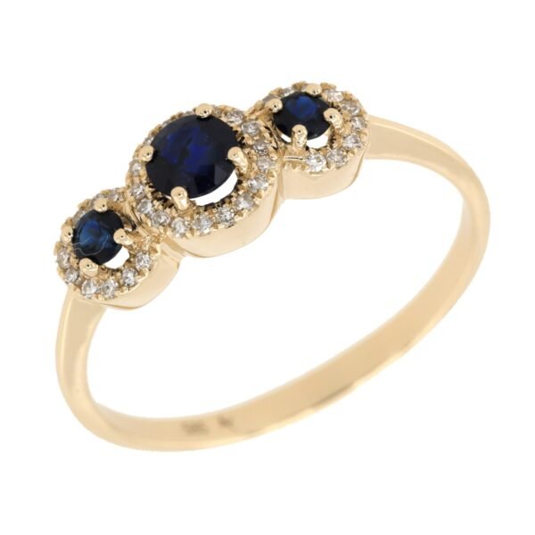 Diamond / Sapphire Ring