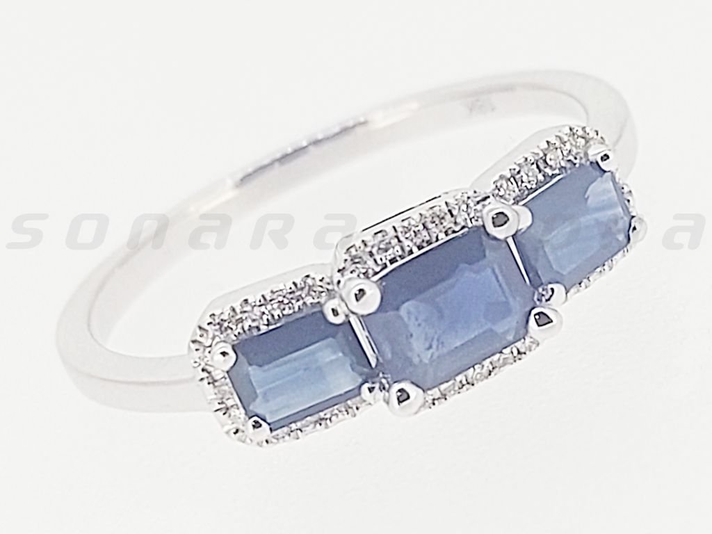 Diamond / Sapphire Ring