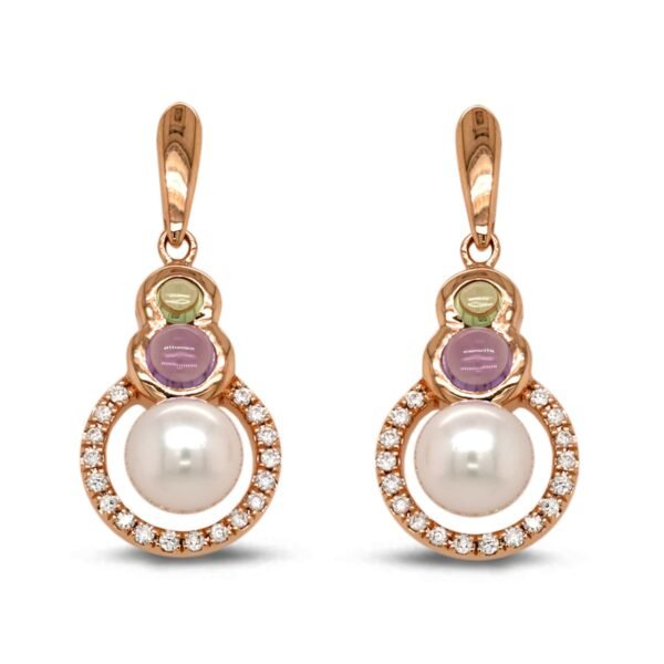 Diamond / Mix Gems Earrings