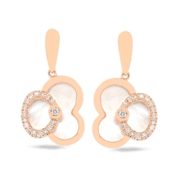 Diamond / Shell Earrings