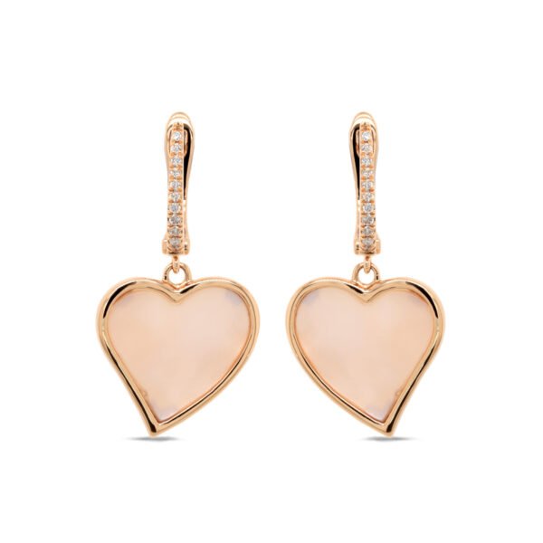 Diamond / Shell Earrings