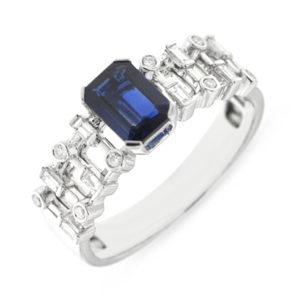Diamond / Sapphire Ring