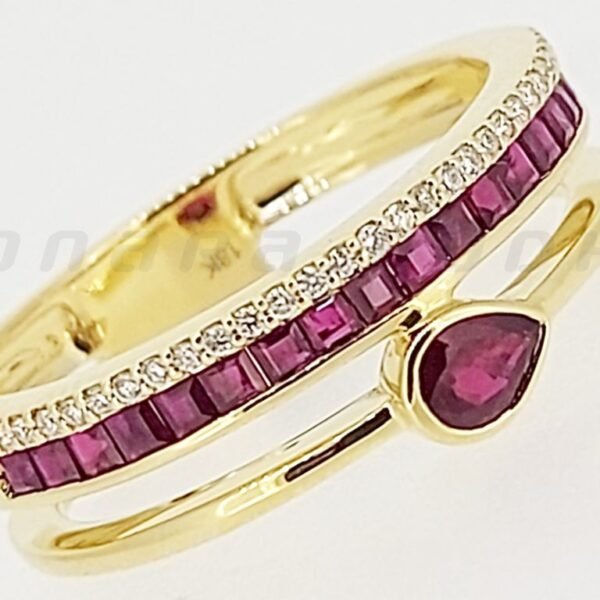 Diamond / Ruby Ring