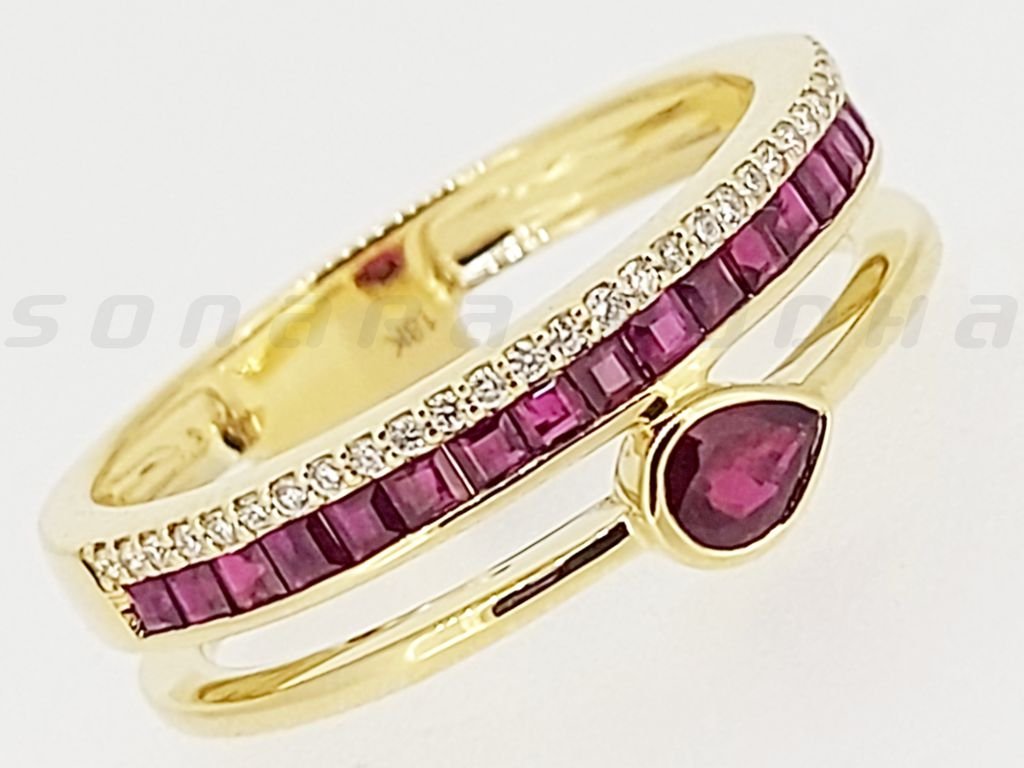 Diamond / Ruby Ring