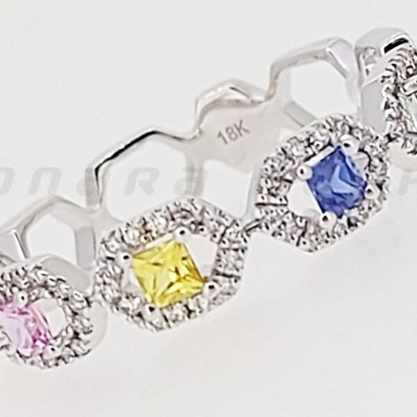 Diamond / Fancy Sapphire Ring