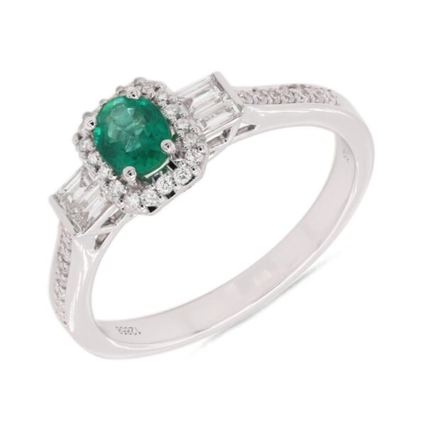 Diamond / Emerald Ring