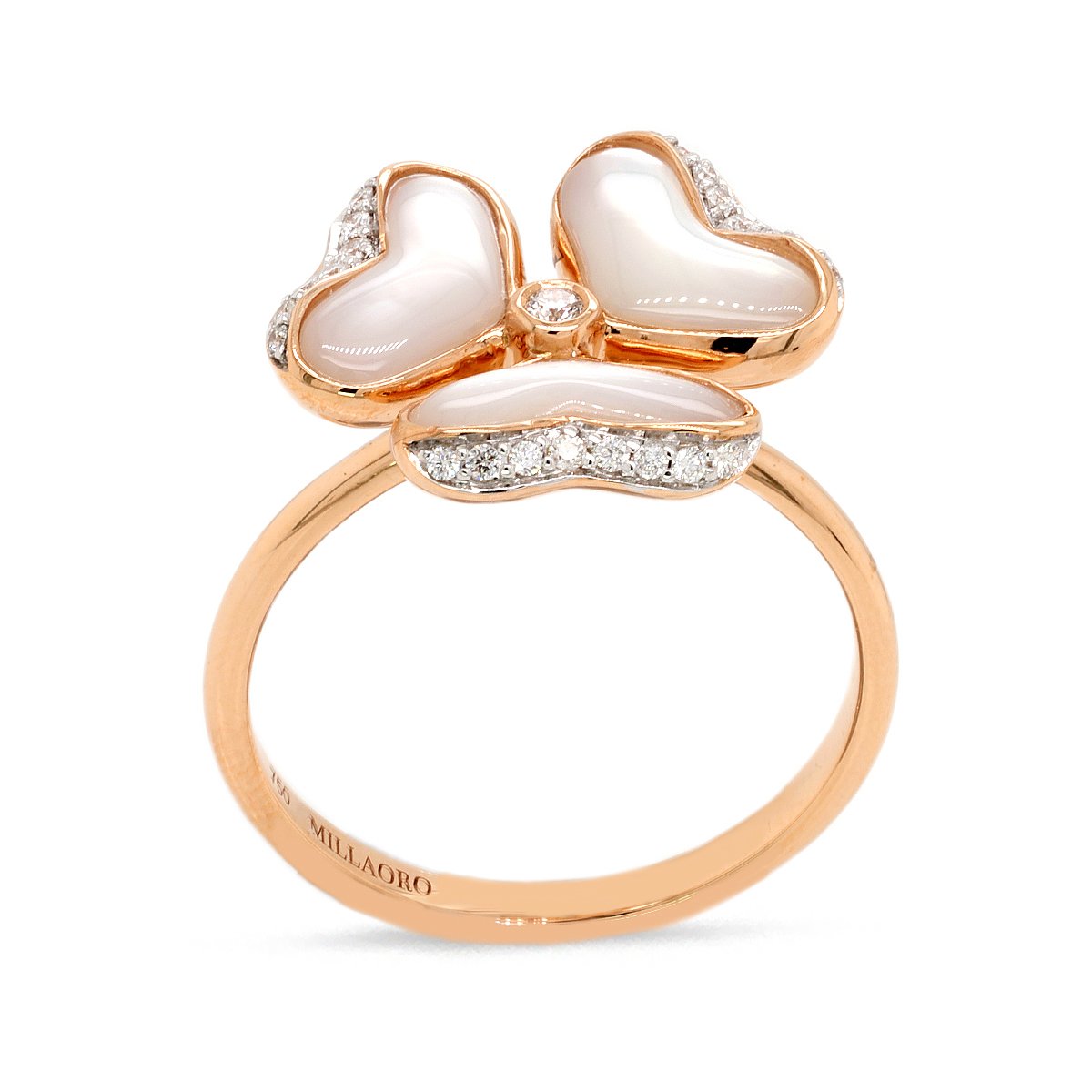 Diamond / Mother of Pearl Ring