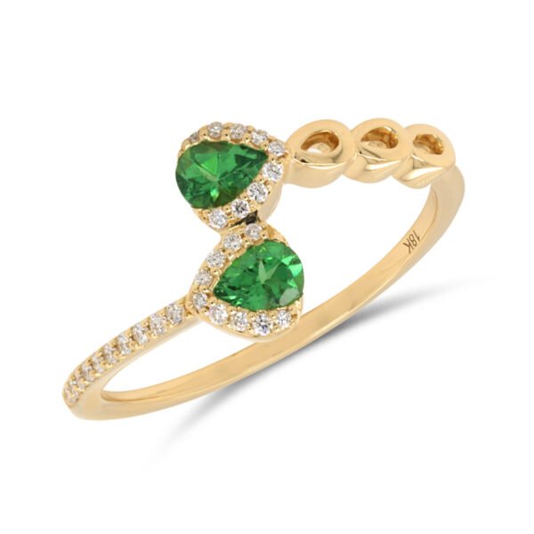 Diamond / Tsavorite Ring