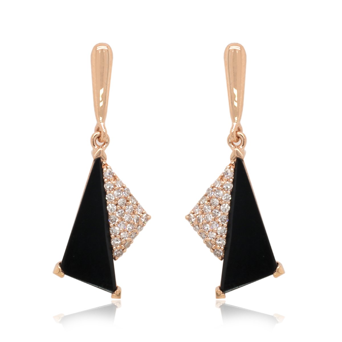 Diamond / Onyx Earrings