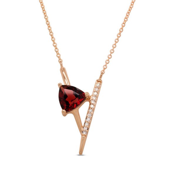 Diamond / Garnet Necklace