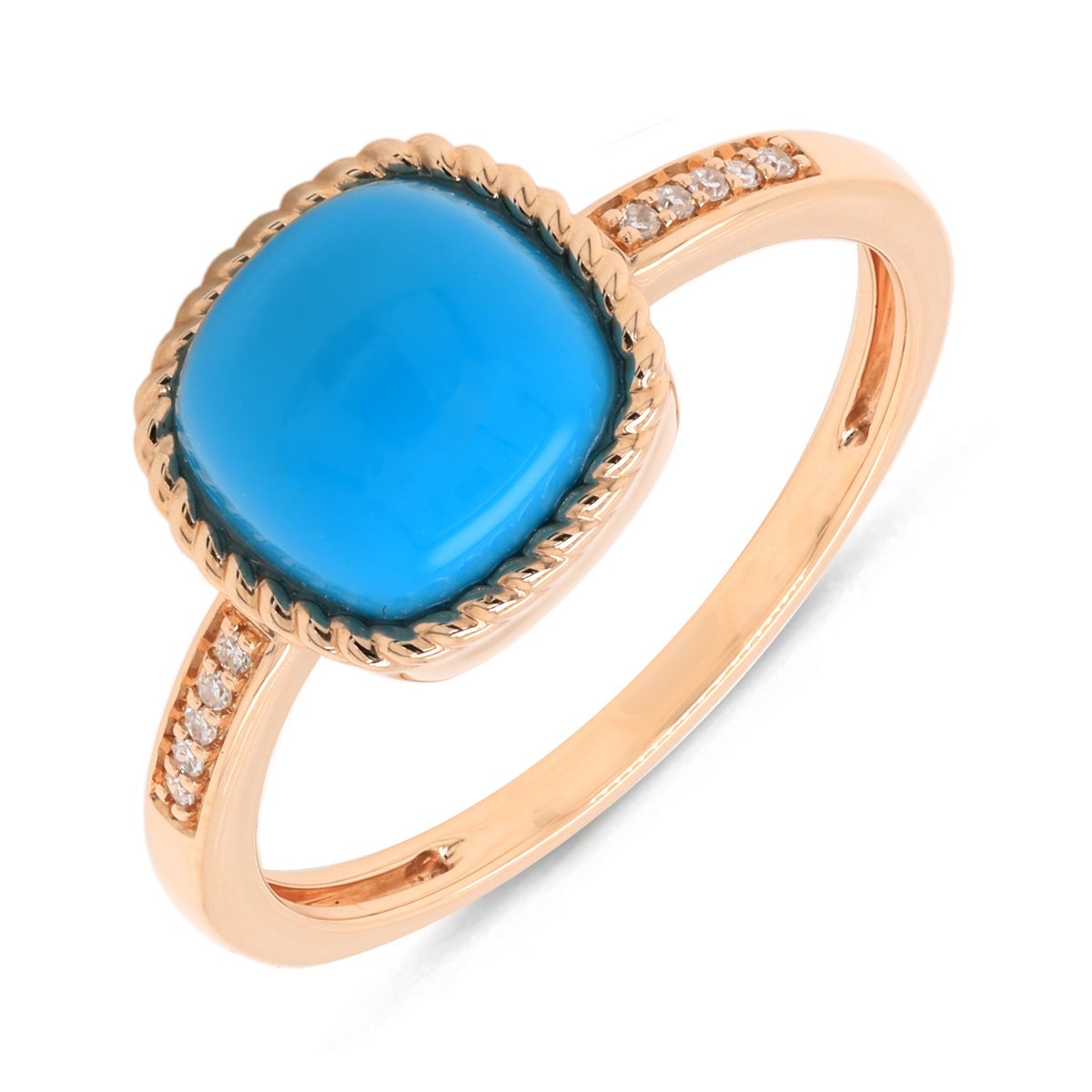 Diamond / Turquoise Ring