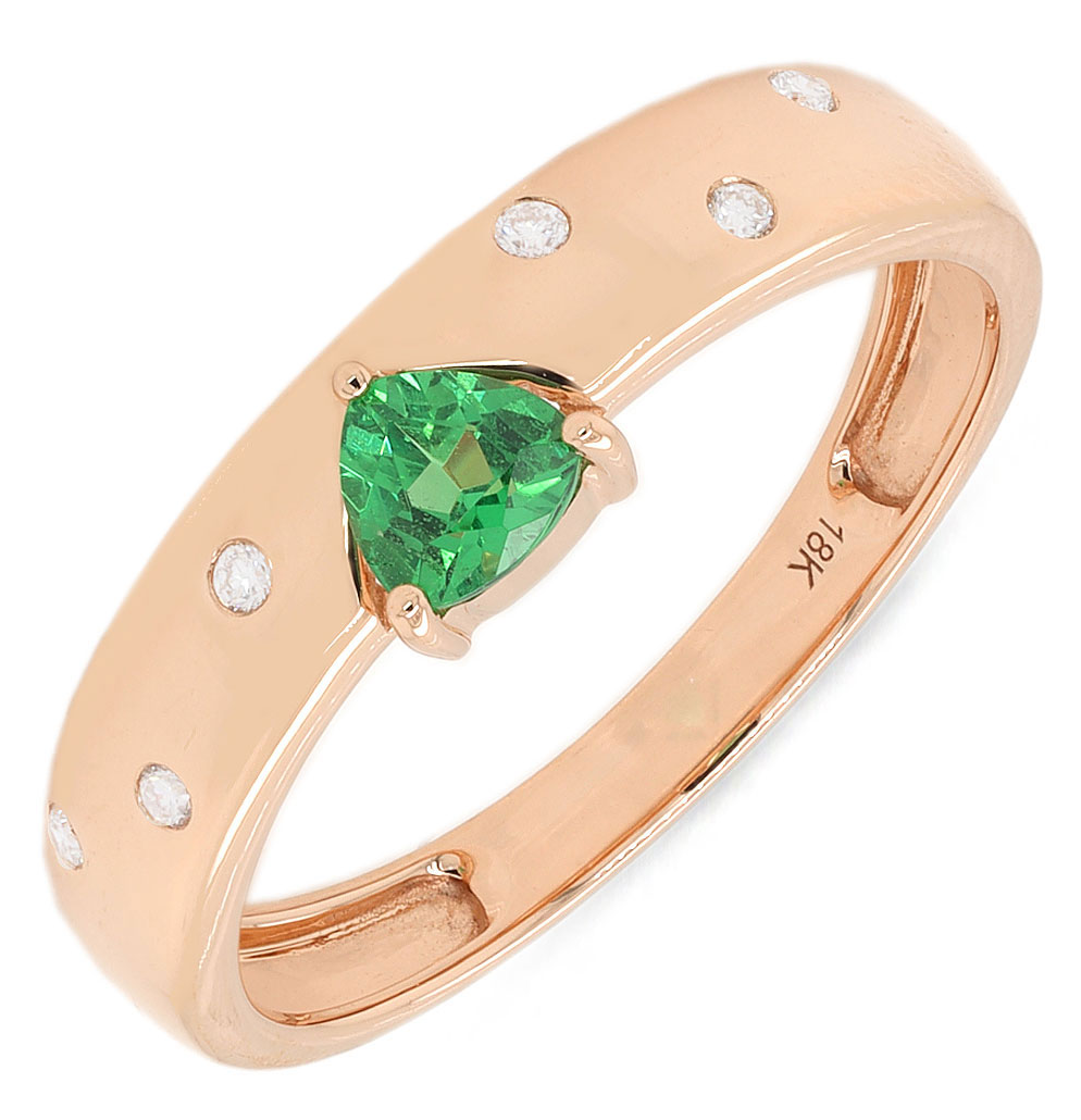 Diamond / Tsavorite Ring