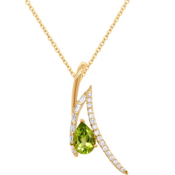 Diamond / Peridot Pendant