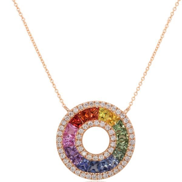 Diamond / Sapphire Necklace