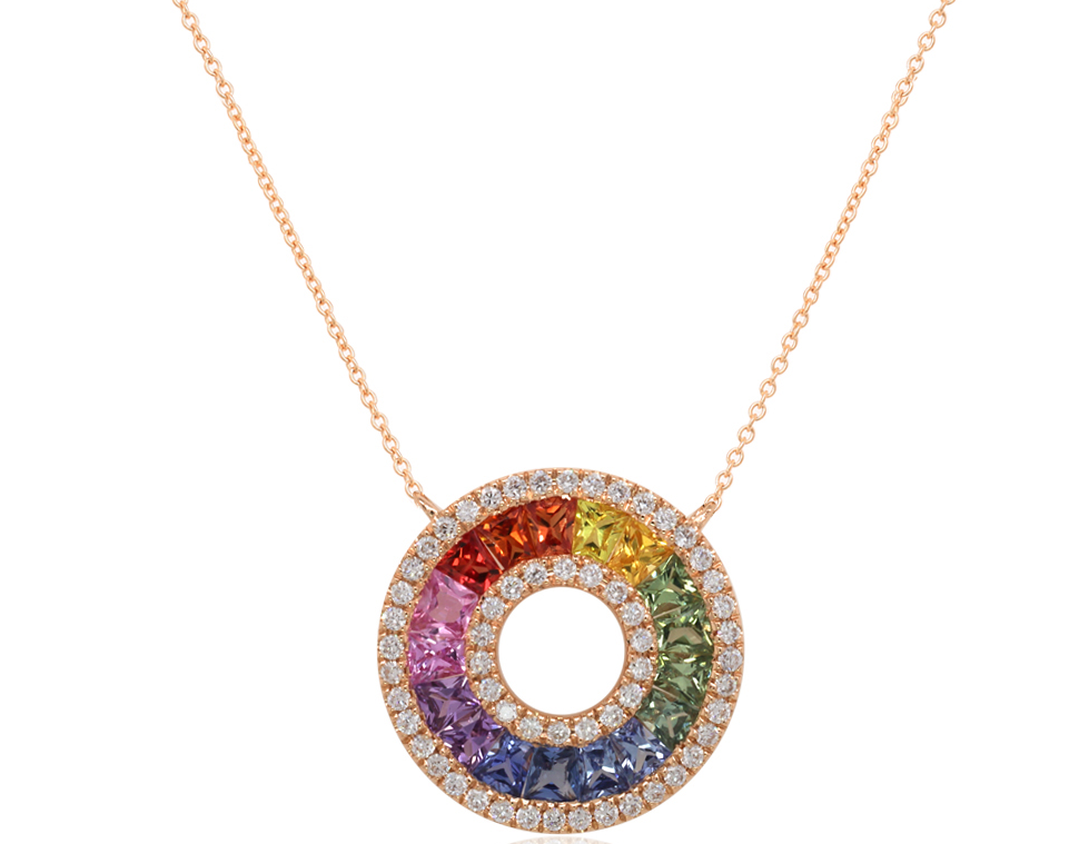Diamond / Sapphire Necklace