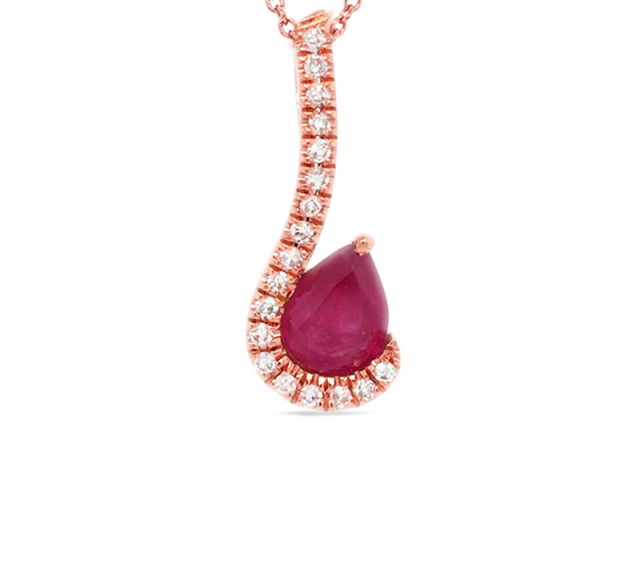 Diamond / Ruby Pendant