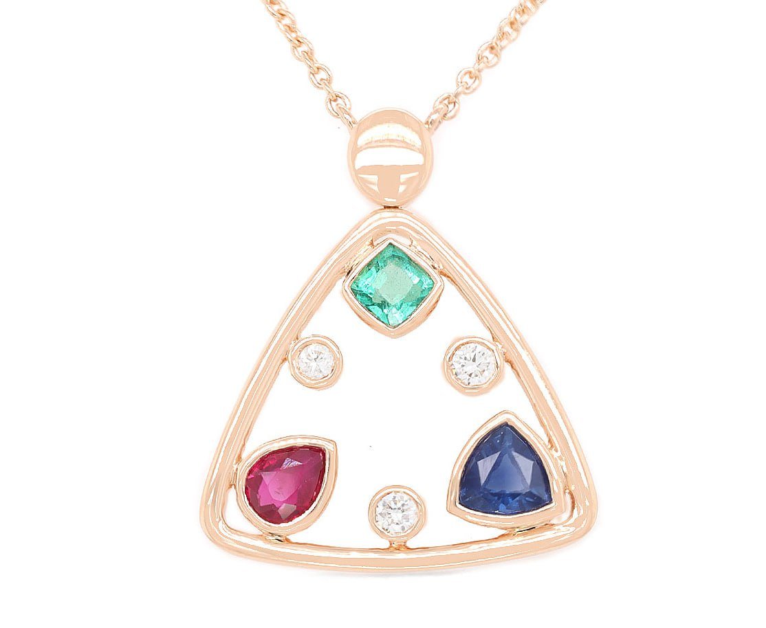 Diamond / Sapphire Necklace