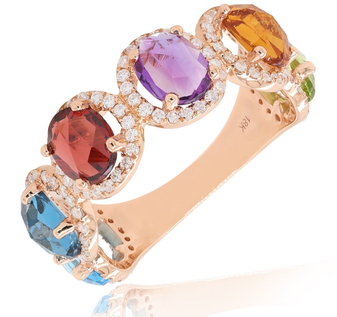 Diamond / Mix Gems Ring