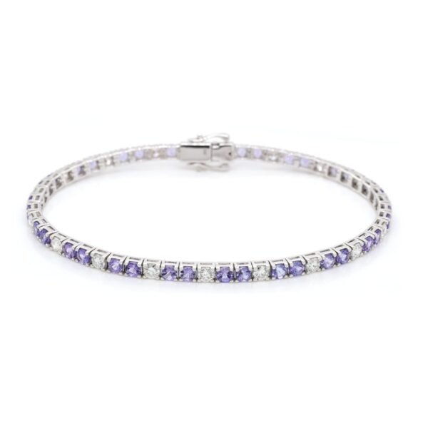 Diamond / Tanzanite Bracelet