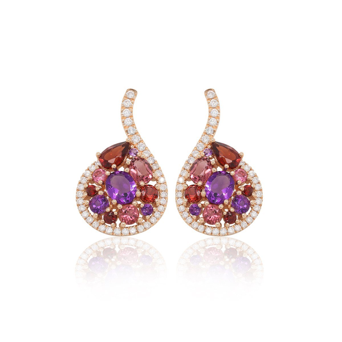 Diamond / Mix Gems Earrings