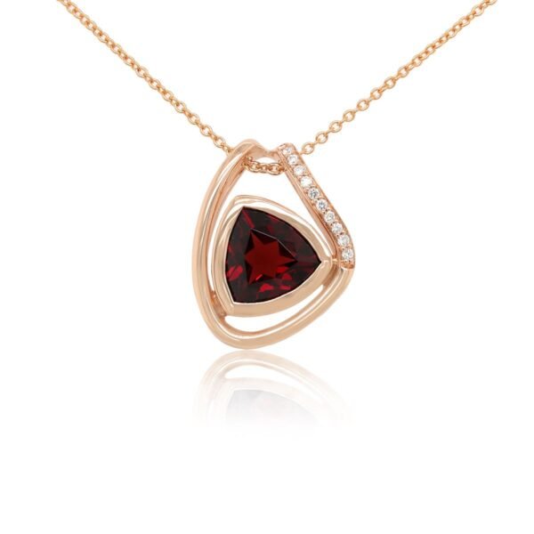 Diamond / Garnet Necklace