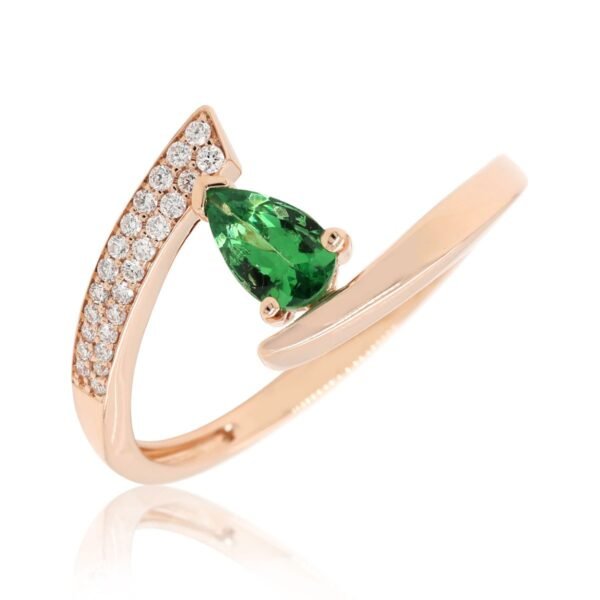 Diamond / Tsavorite Ring
