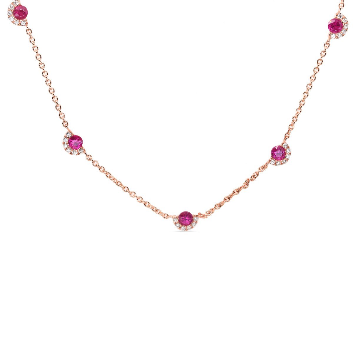 Diamond / Ruby Necklace