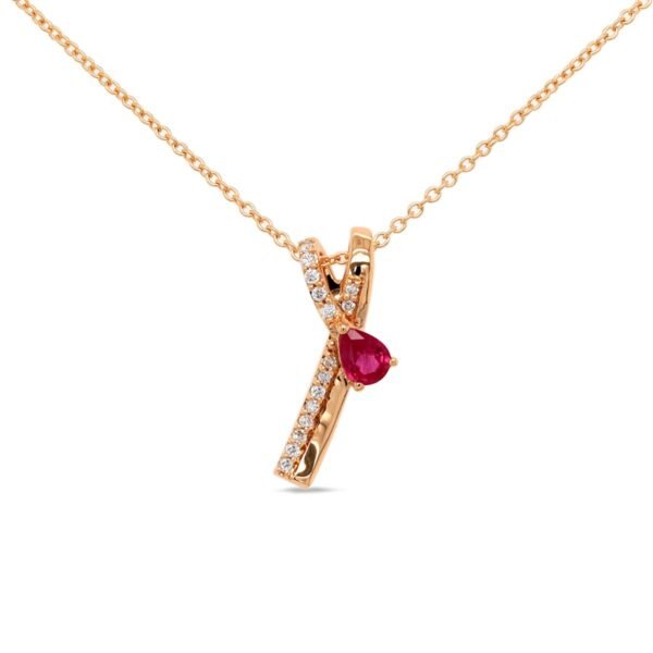 Diamond / Ruby Necklace