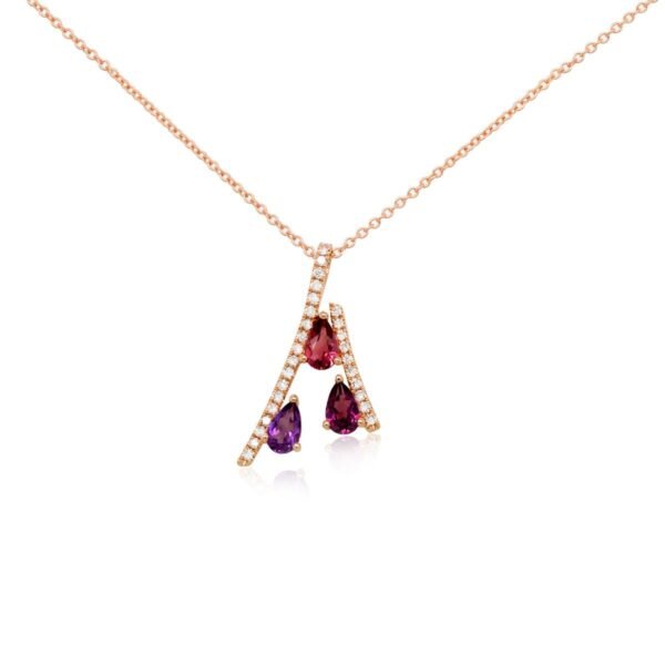 Diamond / Mix Gems Necklace