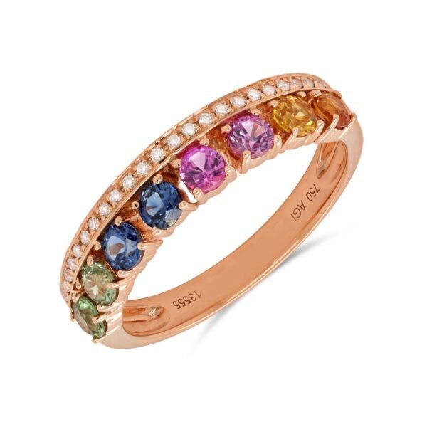 Diamond / Fancy Sapphire Ring