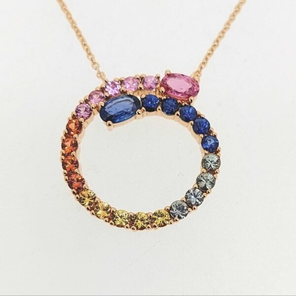 Fancy Sapphire Necklace