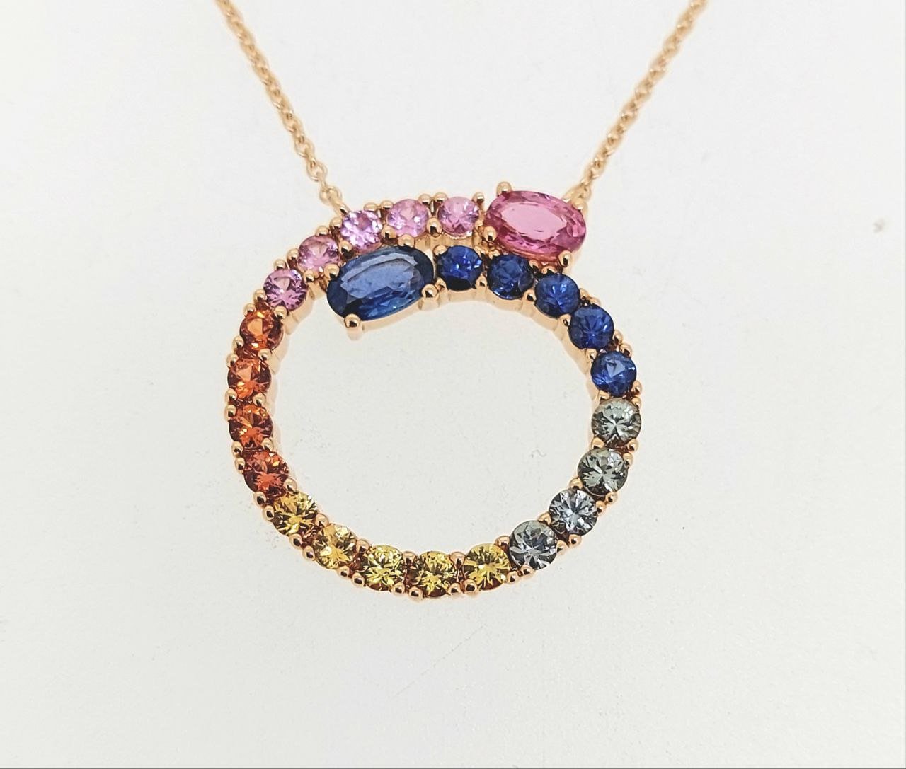 Fancy Sapphire Necklace
