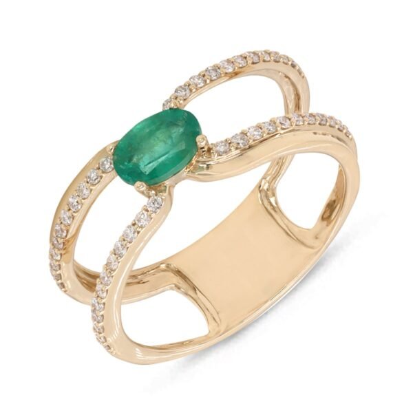 Diamond / Emerald Ring