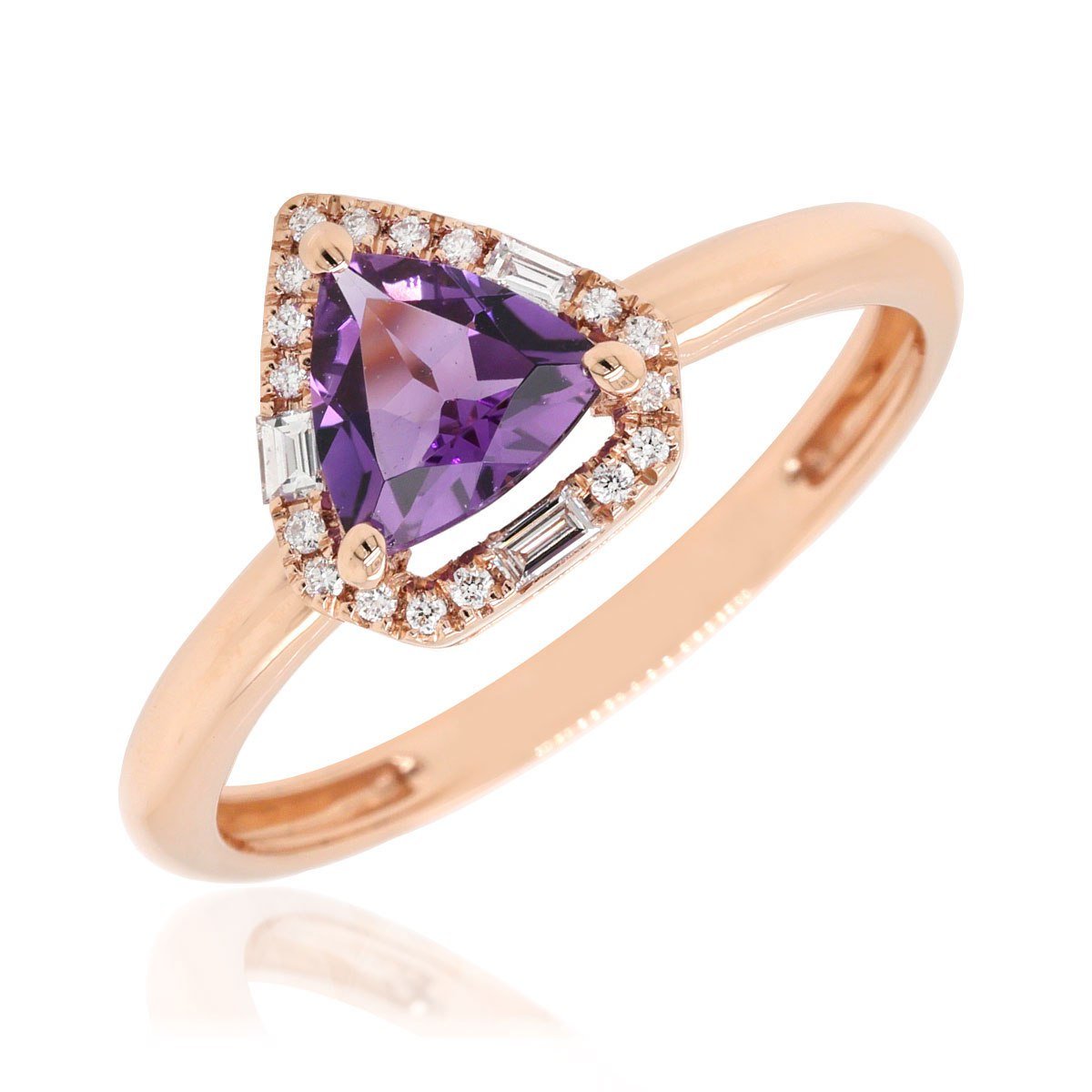 Diamond / Amethyst Ring